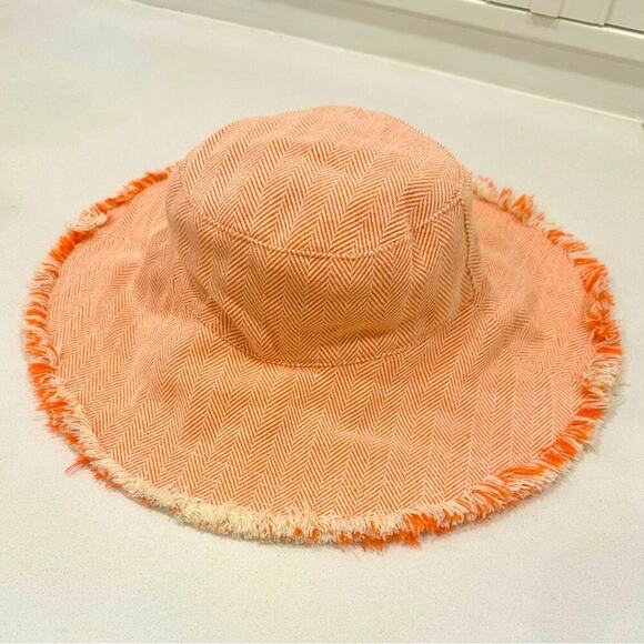 Anthropologie Frayed Rim Hat. main image 4
